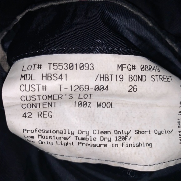 Burberry London Blazer Suit Jacket Size 42R - Picture 3 of 4